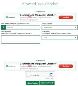 Small SEO Tools Keyword Checker